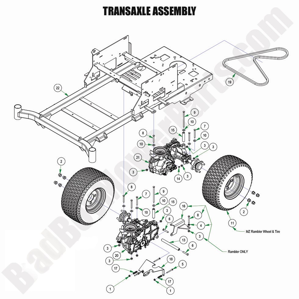 2024 MZ Rambler - Transaxle Assembly